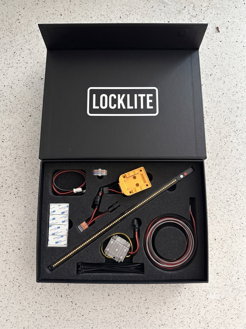 The Lumo kit Casey built