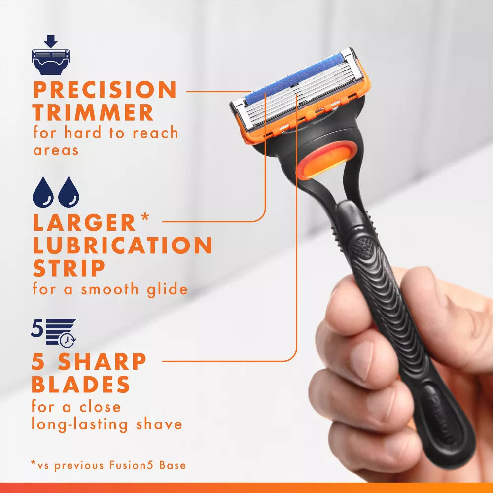 Cartridge being clicked onto an existing razor handle